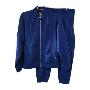 Houston White Blue Striped Tracksuit XL Athleisure